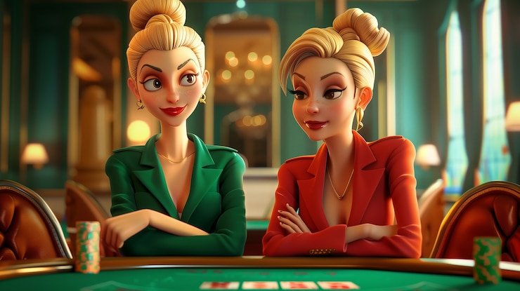 Card dealing animation in Total Goals game
